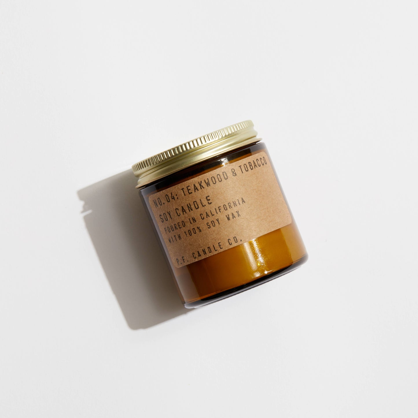 Teakwood & Tobacco - 3.5 oz Mini Travel Candle