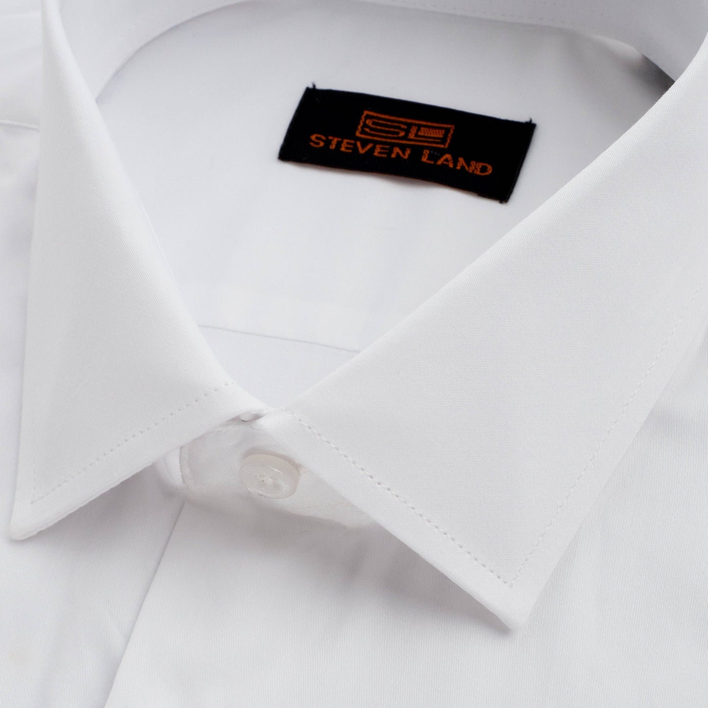 Tuxedo Shirt | Modern Point Collar | White