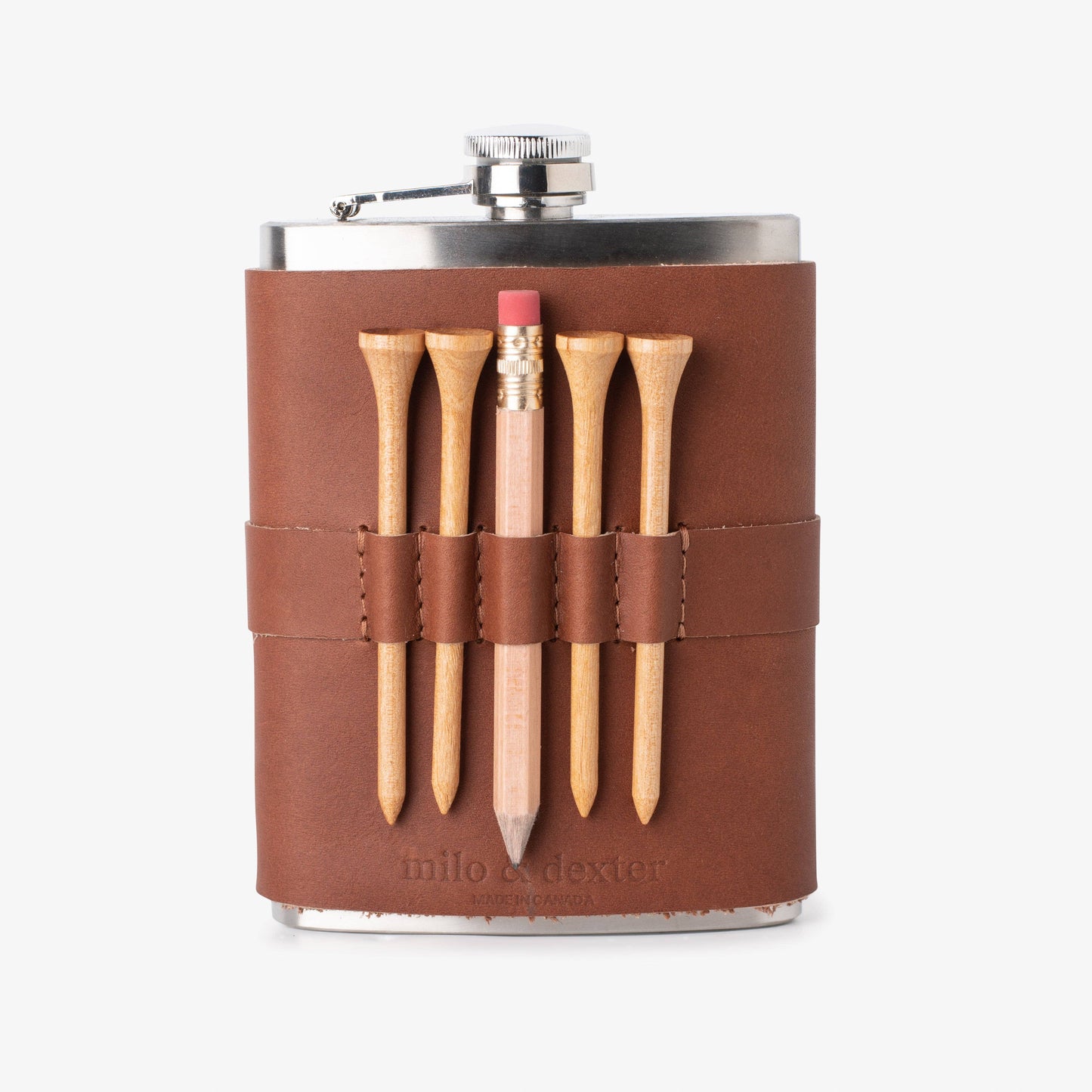 Leather Golf Flask