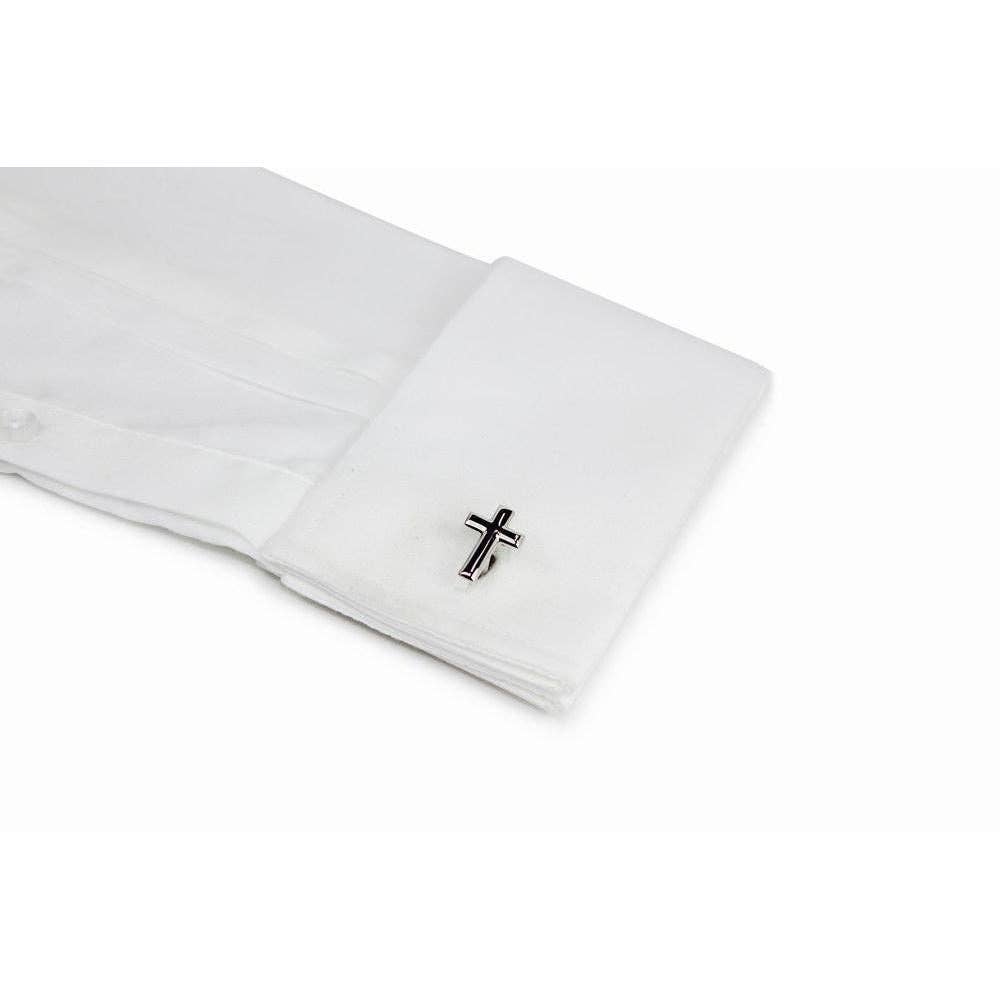 Silver Cross Cufflinks