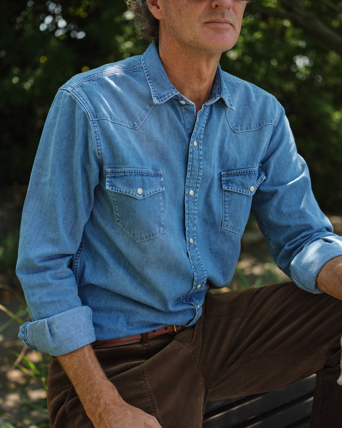 Western Shirt in Denim