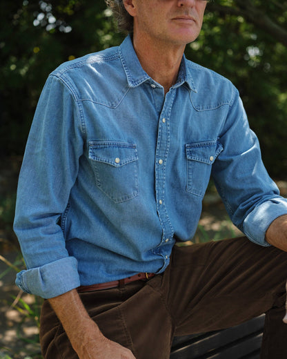 Western Shirt in Denim