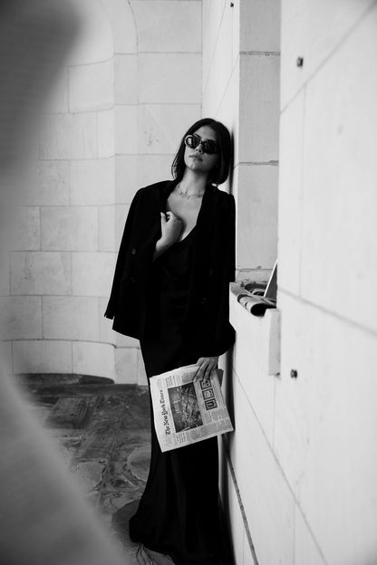 PRE ORDER Silk Double Breasted Jacket