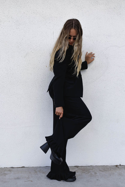 PRE ORDER Silk Ruffle Pants