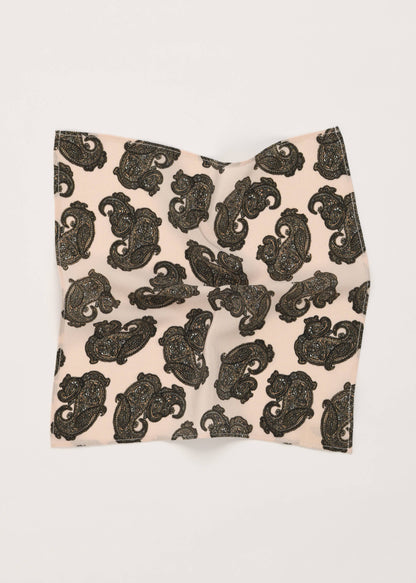 The Monarch Paisley Pocket Square