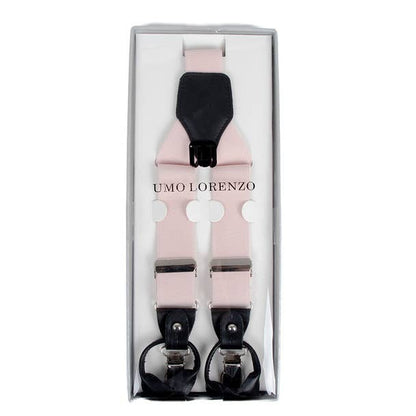 Men's Boxed Convertible Button Strap and Clip-On Suspenders