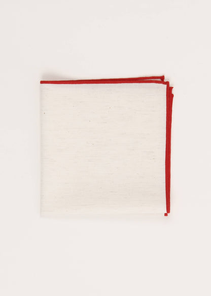 The Merrow (Red) Pocket Square