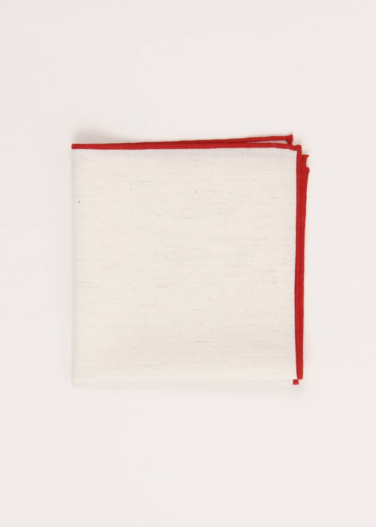 The Merrow (Red) Pocket Square