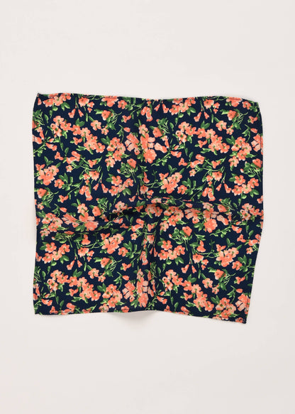 The Weiss Floral Pocket Square